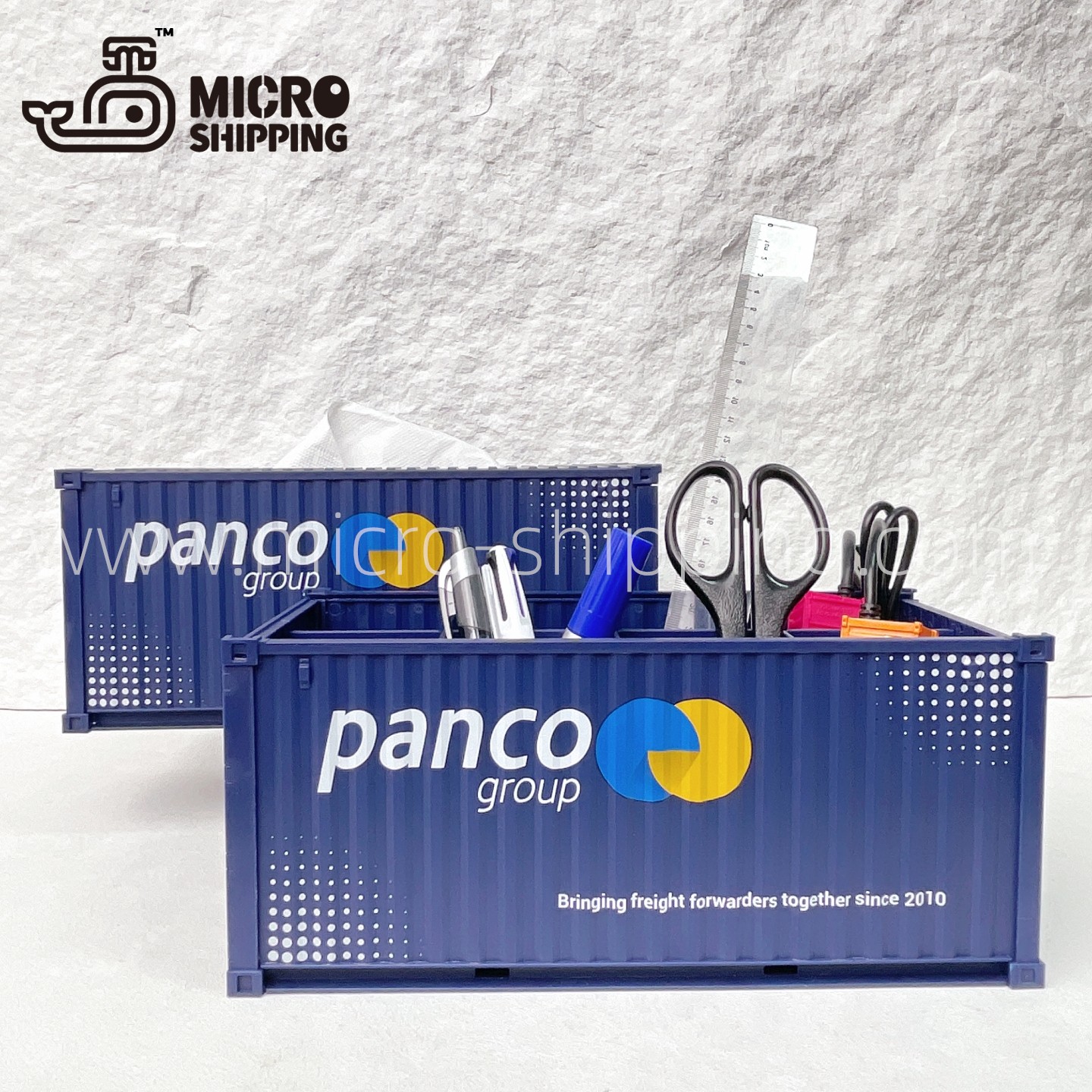 1:25 PANCO GROUP DESK TIDY REEFER CONTAINER|STORAGE CONTAINER|Container Tissue Box