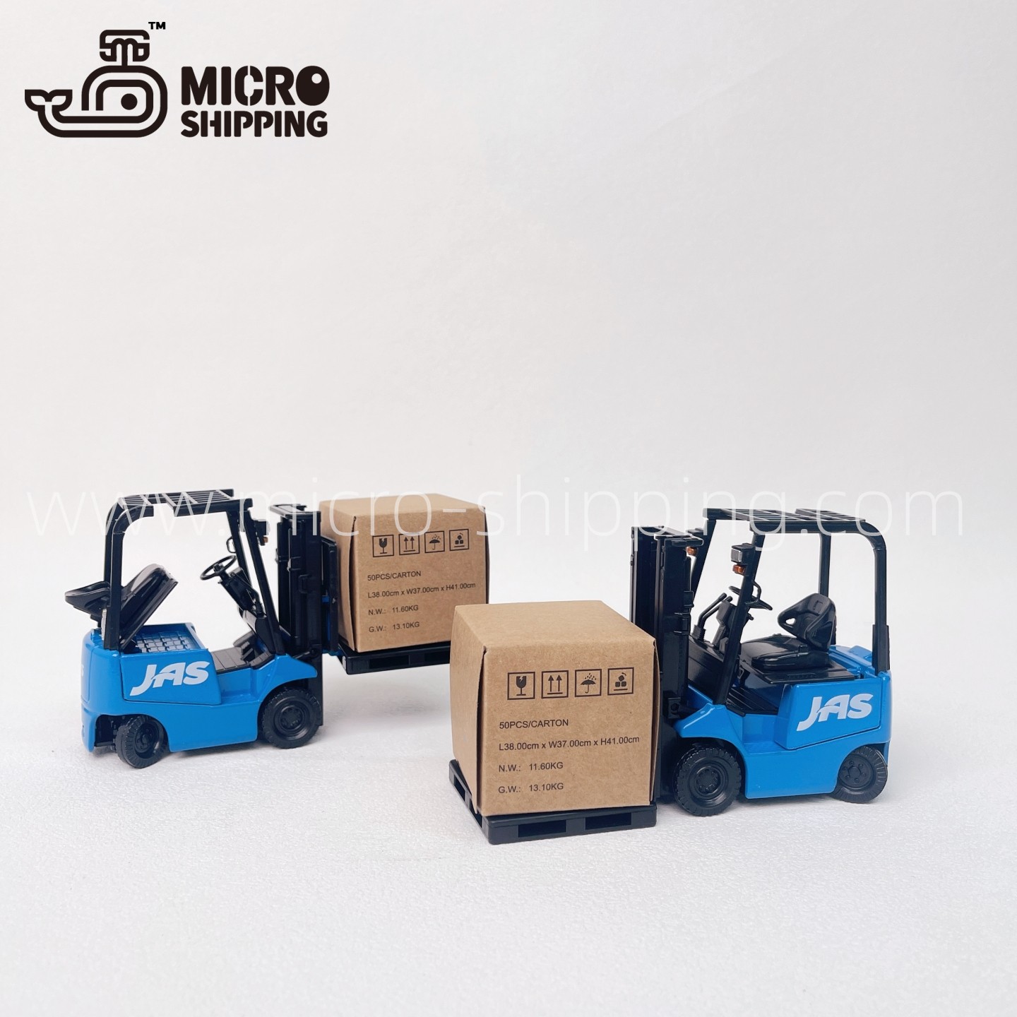 1:24 JAS DIECAST ALLOY FORKLIFT MODEL