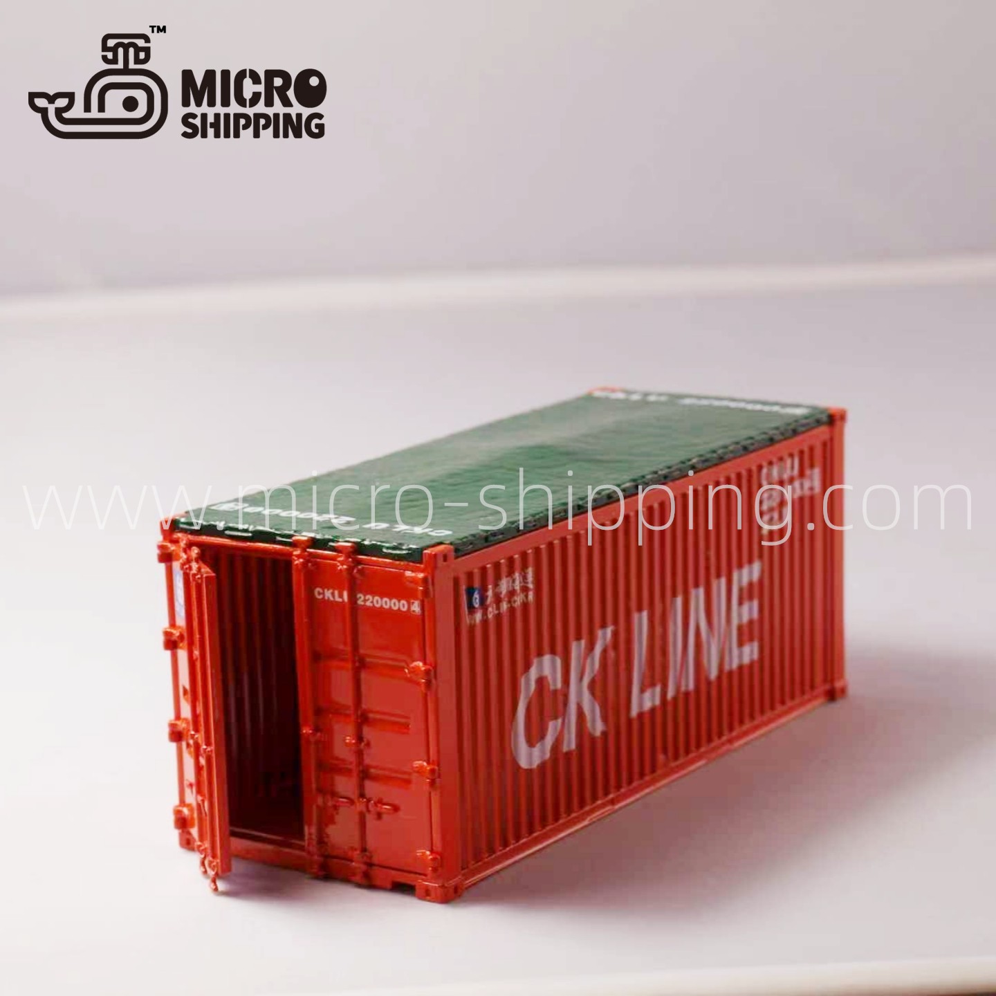 1-50 12cm 20'Flat Open Container Model