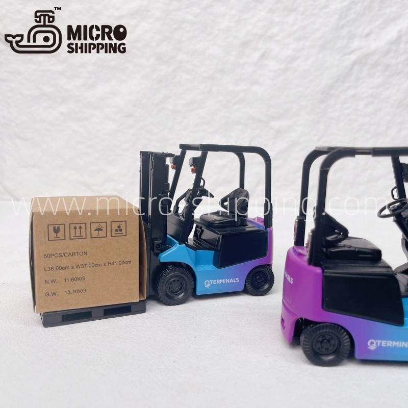 1:24 Q-TERMINALS DIECAST ALLOY FORKLIFT MODEL