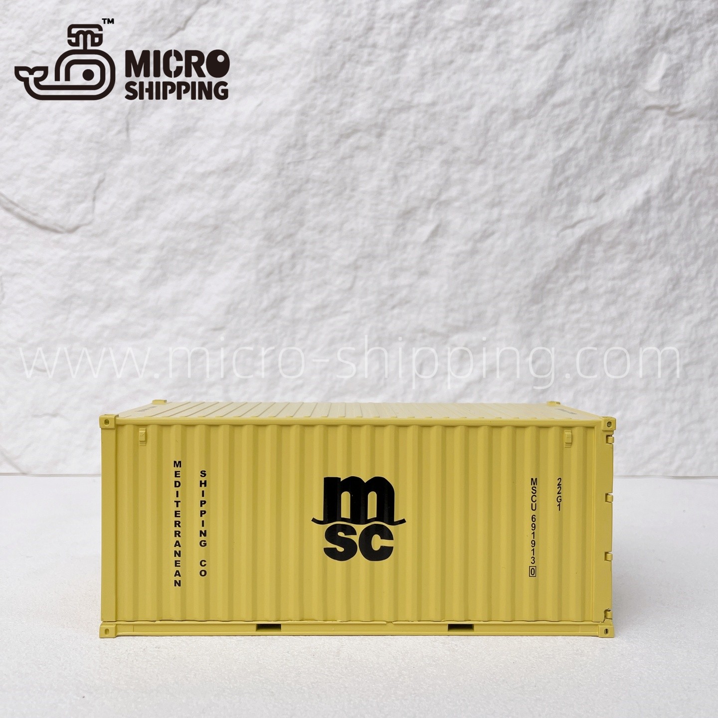 1:30 MSC CONTAINER MODEL