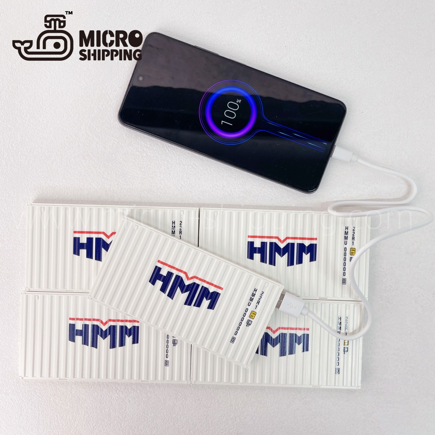 5000mAh HMM CONTAINER POWER BANK(Ultra-thin Flat Design)