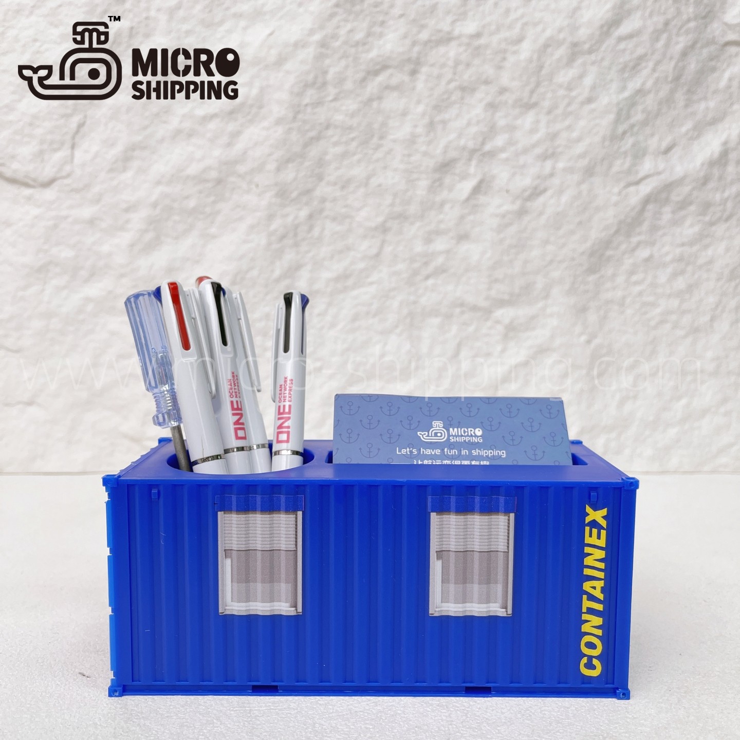 1:35 Containerx Pen Container with Namecard Holder Custom Business Gifts