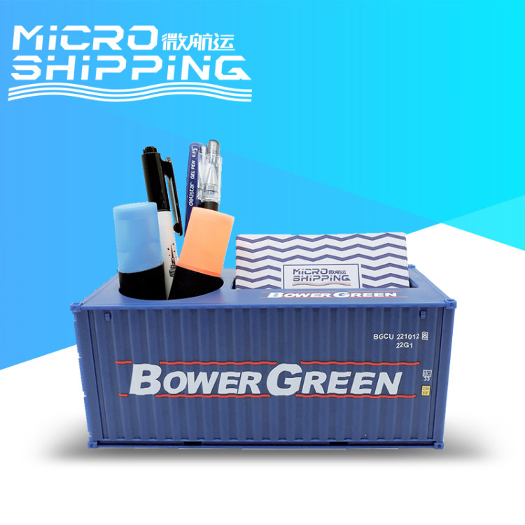 1:35 BOWER GREEN PEN CONTAINER WITH NAMECARD HOLDER