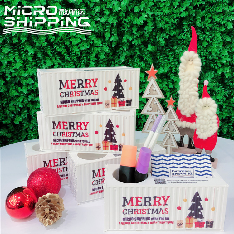 1:35 CHRISTMAS PEN CONTAINER WITH NAMECARD HOLDER CHRISTMAS GIFT 