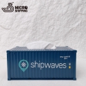 Custom ABS Plastic 1:25 Shipwaves Tissue Container Tissue Box