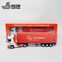 1:50  DP WORLD ORANGE LOGISTIC ALLOY TRUCK MODEL