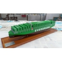 52CM EVERGREEN CONTAINER WITH SHIPPING CONTIANER SHIP MODEL