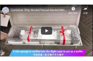How to protect the Container ship Model of our customers?
