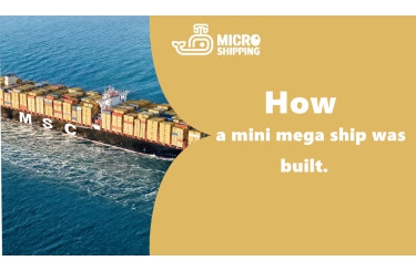 How a mini mega ship was built.