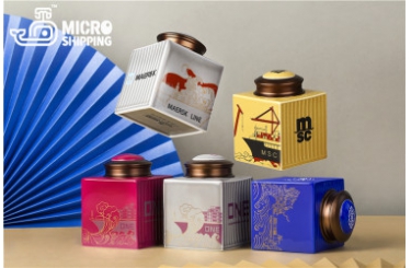 The Perfect Combination of Shipping and Art-- Container Tea Caddy
