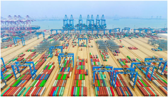 Qingdao Port Qingdao Port, the sixth-largest port in the world(图1)