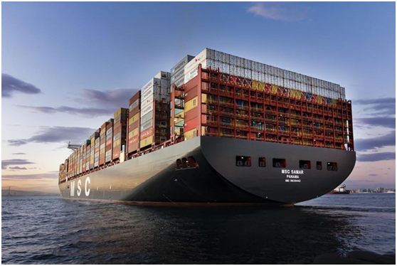 The second 23,000 TEU Knock Nevis is officially named(图1)