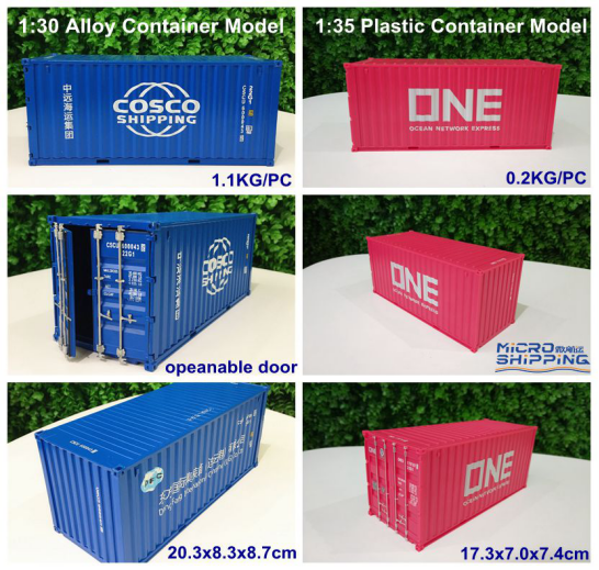 What Are the Scales of Miniature Shipping Container Models(图2)
