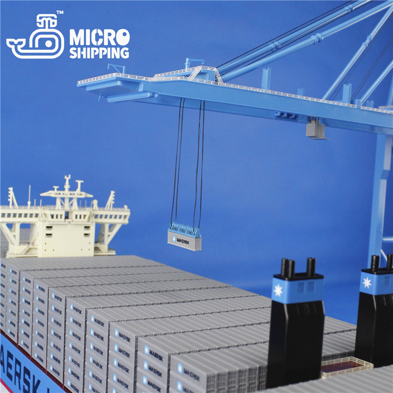 MAERSK 100cm Container Ship Model &Container Crane Model(图2)