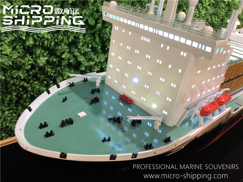 150m Ocean Nuclear Container Ship Model Cargo Ship Model(图3)