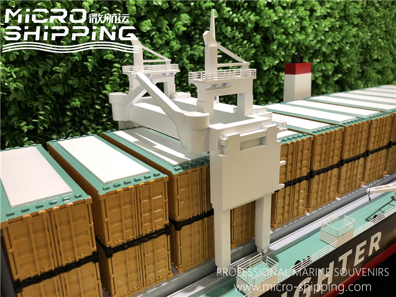150m Ocean Nuclear Container Ship Model Cargo Ship Model(图5)