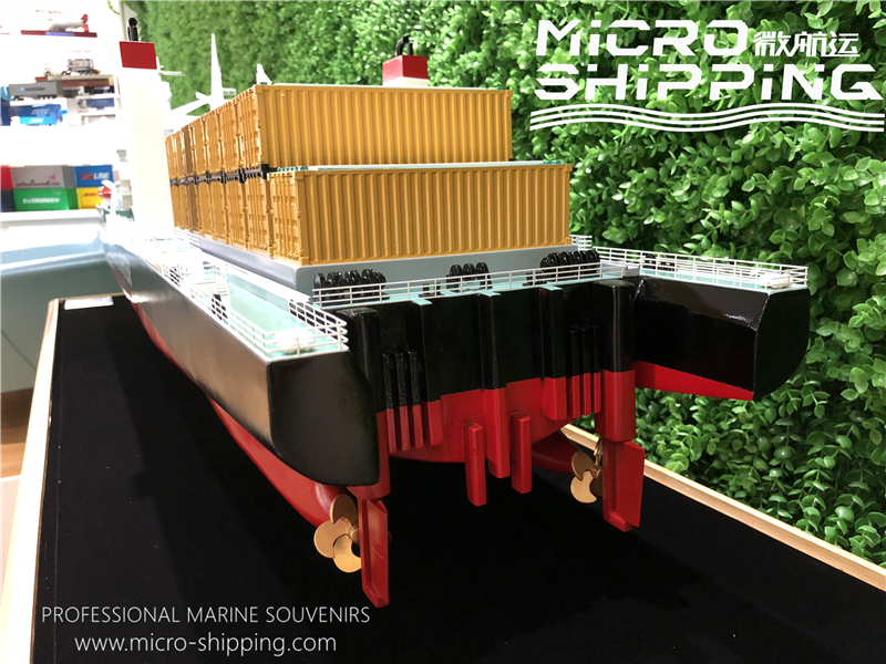 150m Ocean Nuclear Container Ship Model Cargo Ship Model(图6)
