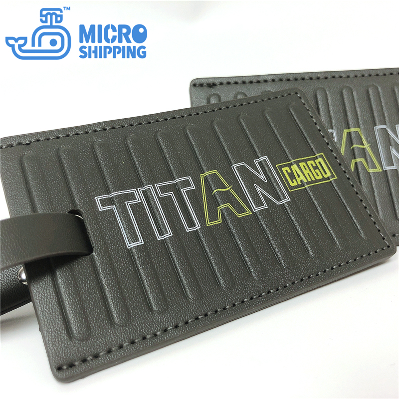 Customize TITNA Container PU Leather Luggage Tags(图3)