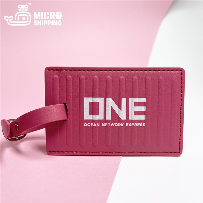 Customize ONE Container PU Leather Luggage Tags (图1)