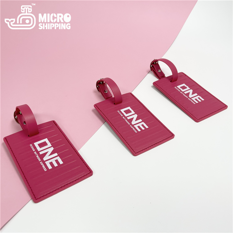 Customize ONE Container PU Leather Luggage Tags (图4)