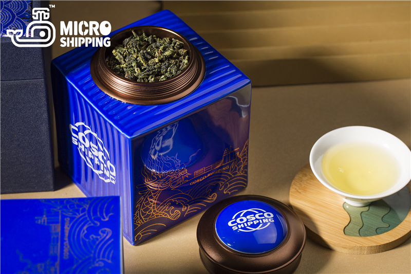 COSCOSHIPPING Container Chinaware Tea Pot Jingdezhen Chinaware Candy Coffce Bean Storage Box High End Exclusive Logistics Gift Handy Porcelain(图2)