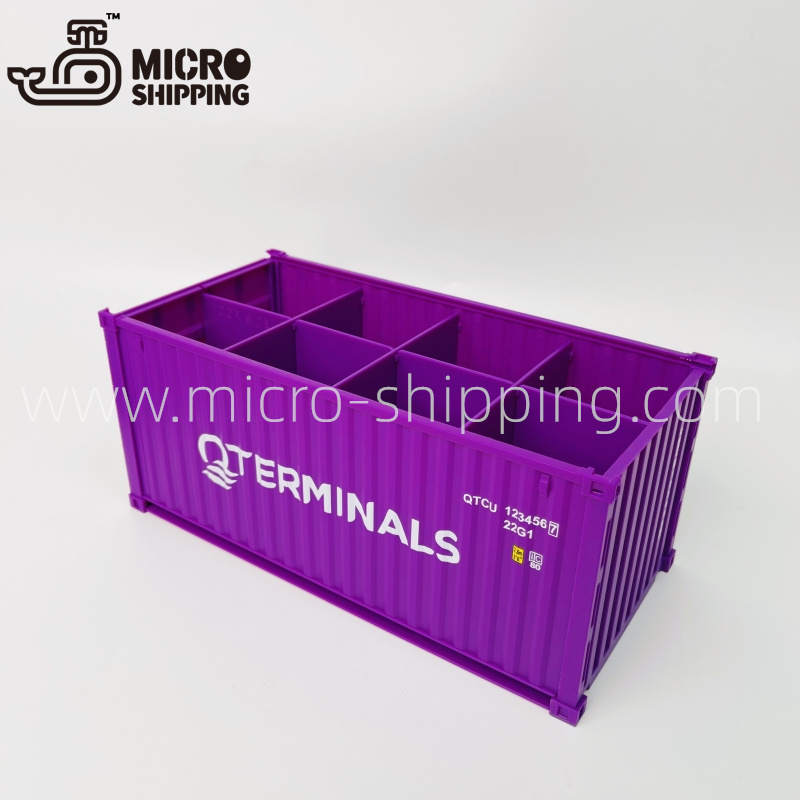 1:25 Q-TERMINALS DESK TIDY Reefer CONTAINER|STORAGE CONTAINER|Container Tissue Box(图2)