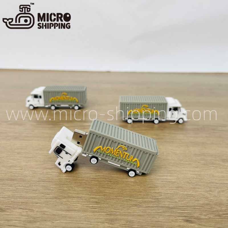 Customization PVC USB flash drive Container truck USB drive Exquisite packaging(图3)