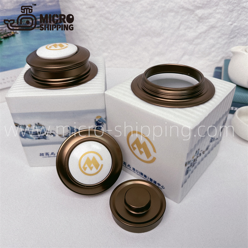 Exclusive Container Chinaware Tea Pot Jingdezhen Chinaware Candy Coffce Bean Storage Box High End Exclusive Logistics Gift Handy Porcelain(图4)