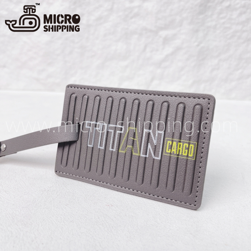 Customize Shipping Container PU Leather Luggage Tags Cartoon image(图6)