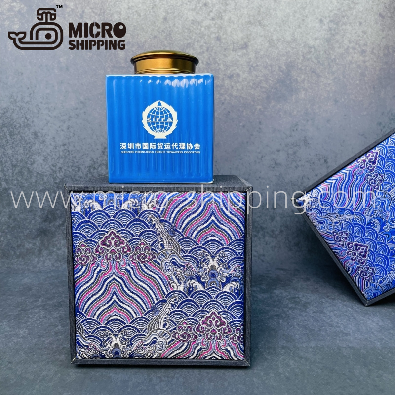 Exclusive Container Chinaware Tea Pot Jingdezhen Chinaware Candy Coffce Bean Storage Box High End Exclusive Logistics Gift Handy Porcelain(图4)