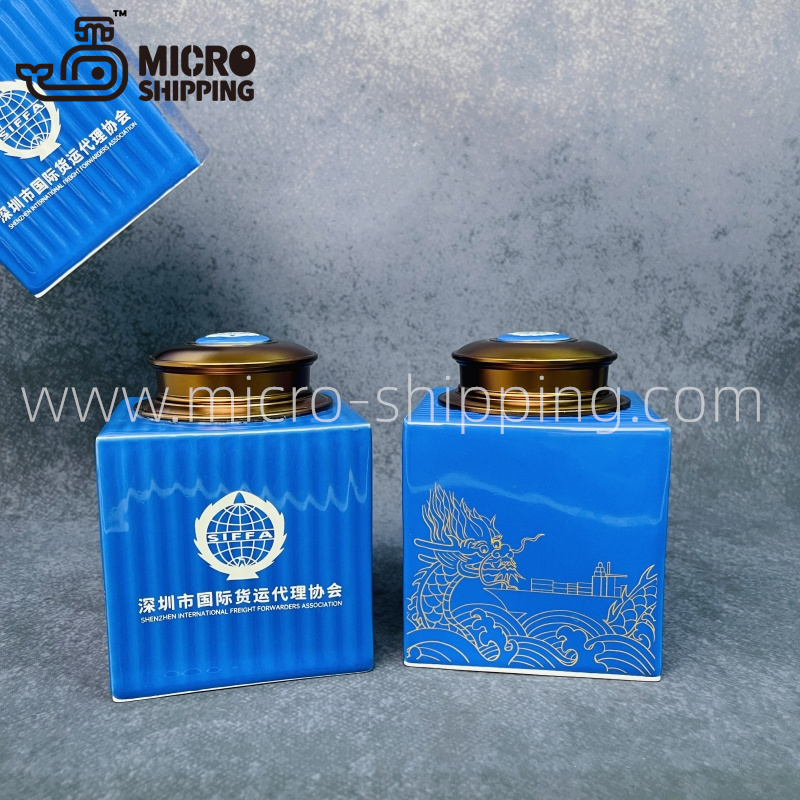 Exclusive Container Chinaware Tea Pot Jingdezhen Chinaware Candy Coffce Bean Storage Box High End Exclusive Logistics Gift Handy Porcelain(图3)