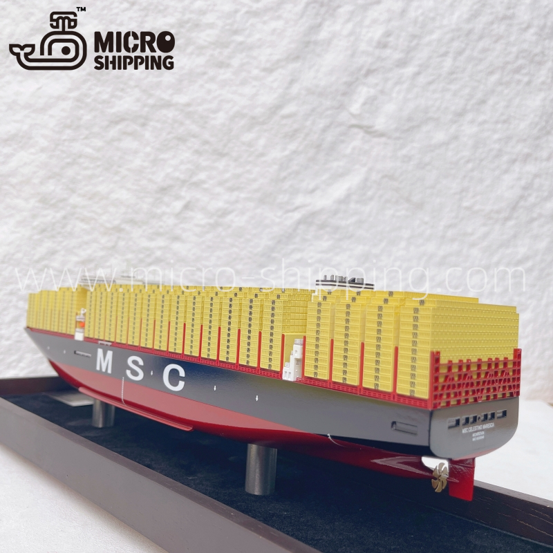 40cm MSC CELESTINO Container Ship Model | Cargo Ship Model(图3)