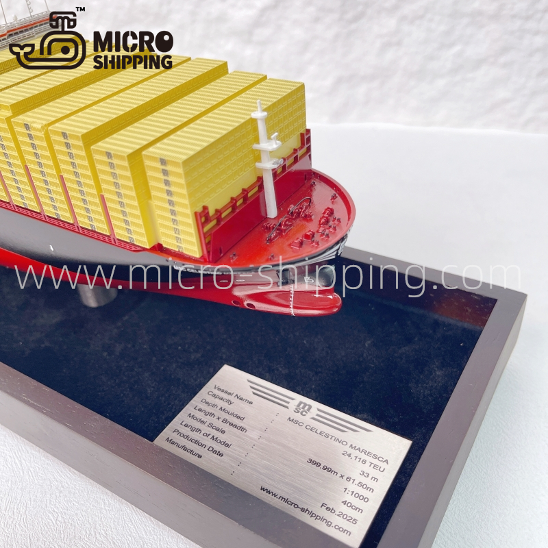 40cm MSC CELESTINO Container Ship Model | Cargo Ship Model(图2)