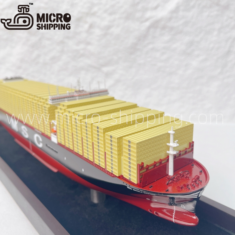 40cm MSC Nicola Container Ship Model | Cargo Ship Model(图3)