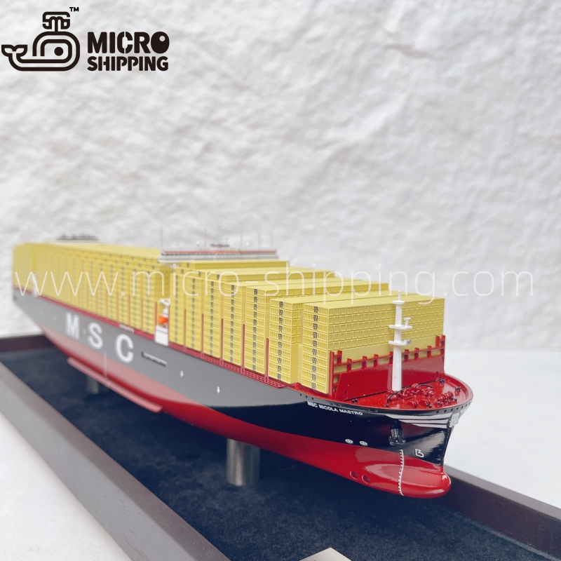 40cm MSC Nicola Container Ship Model | Cargo Ship Model(图10)
