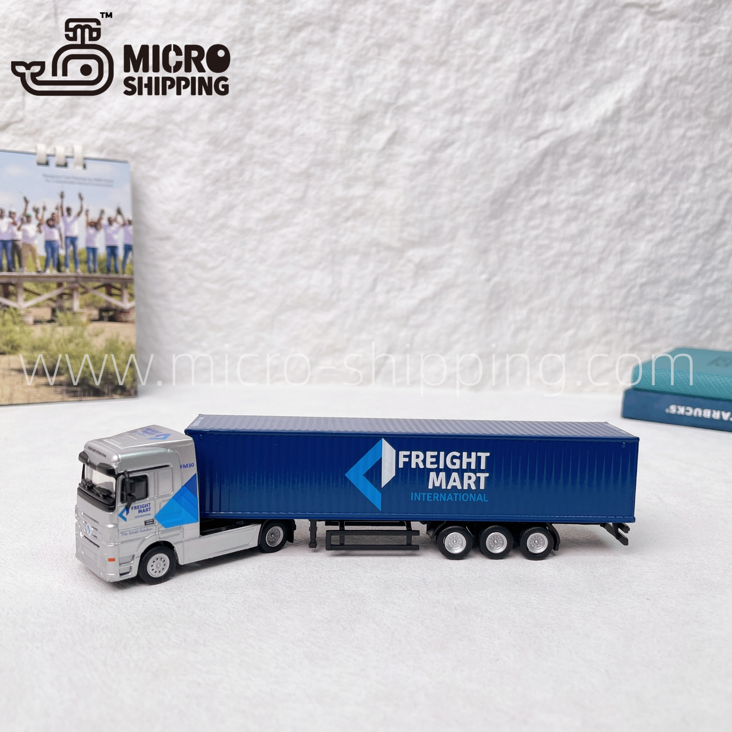 1:87 FREIGHT MART LOGISTIC TRUCK MODEL(图2)