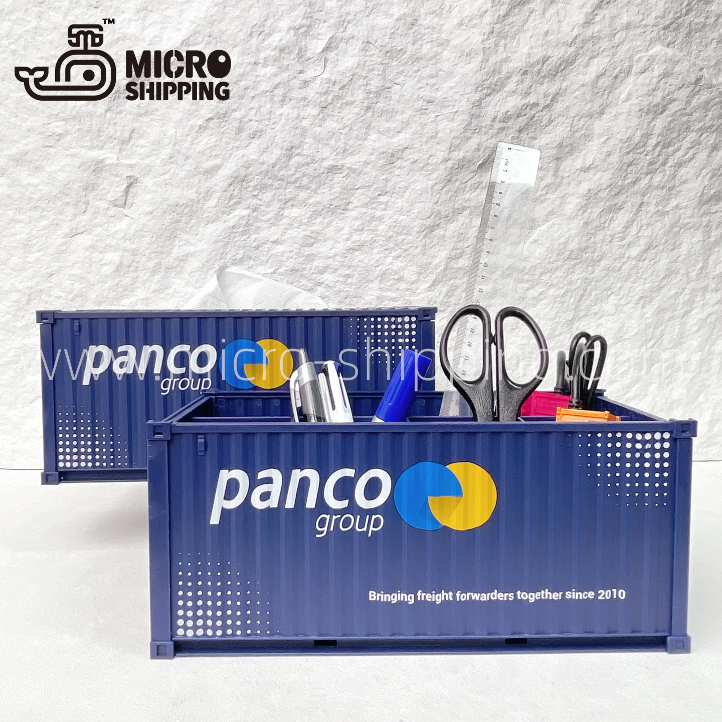 1:25 PANCO GROUP DESK TIDY REEFER CONTAINER|STORAGE CONTAINER|Container Tissue Box(图4)