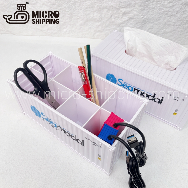 1:25 SEAMODAL DESK TIDY REEFER CONTAINER|STORAGE CONTAINER|Container Tissue Box(图6)