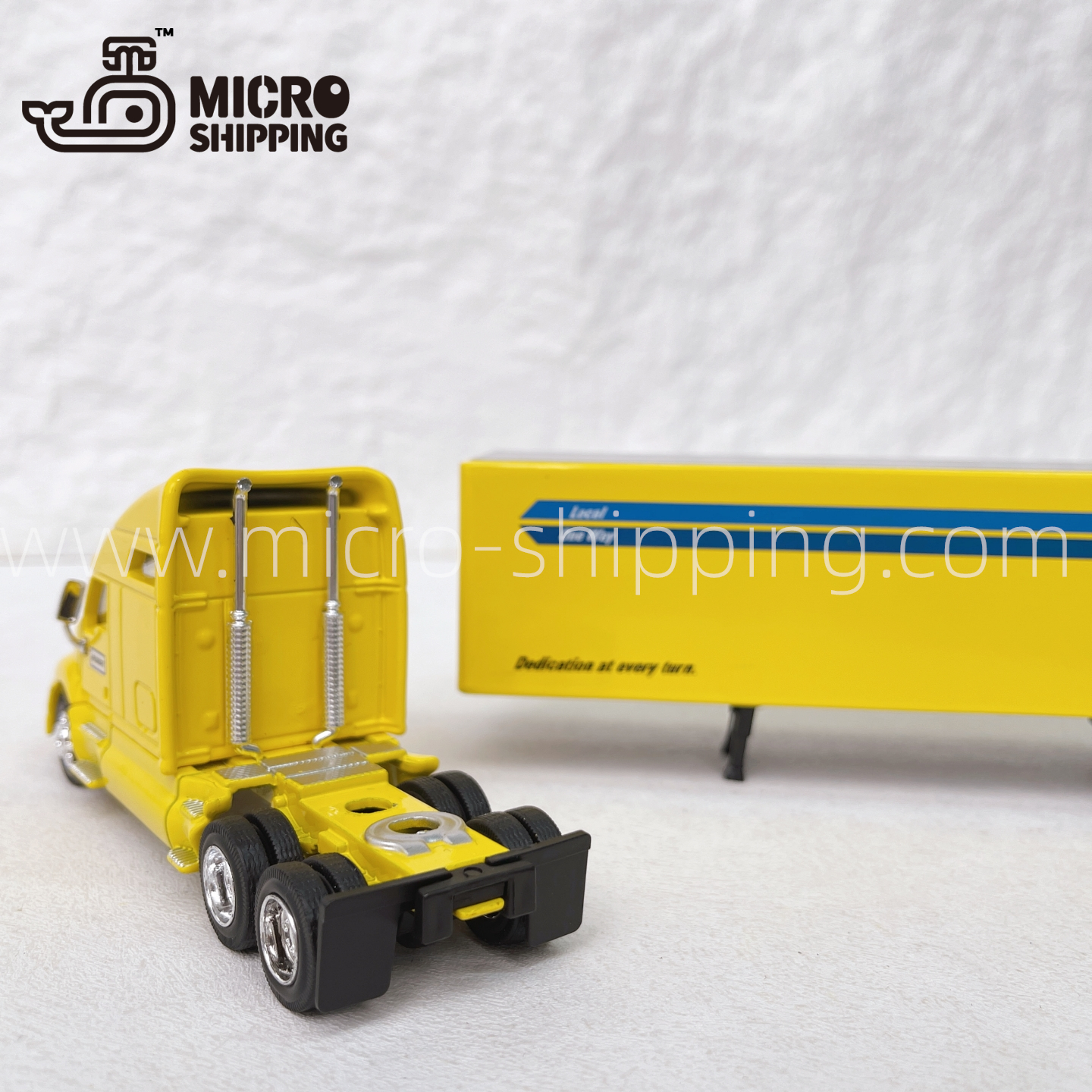 Custom 1:64 scale Penske American container truck model Can open the door(图4)