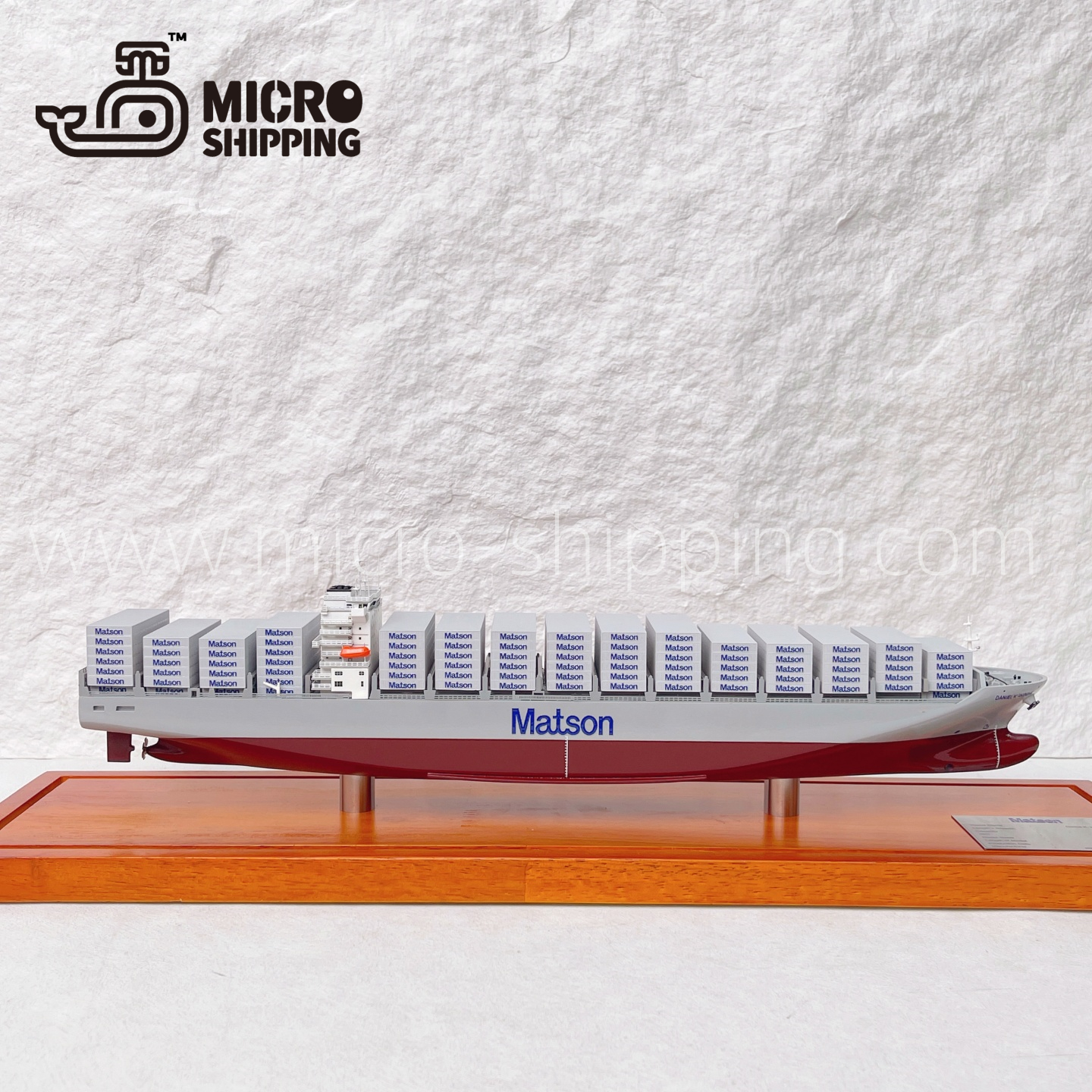 42cm Matson Container Ship Model | Cargo Ship Model(图4)