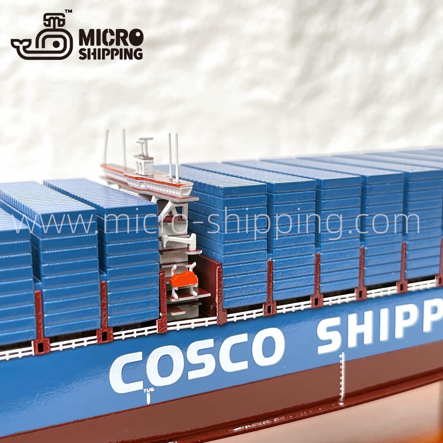 30cm COSCO Shipping Container Ship Cargo Ship Model(图4)