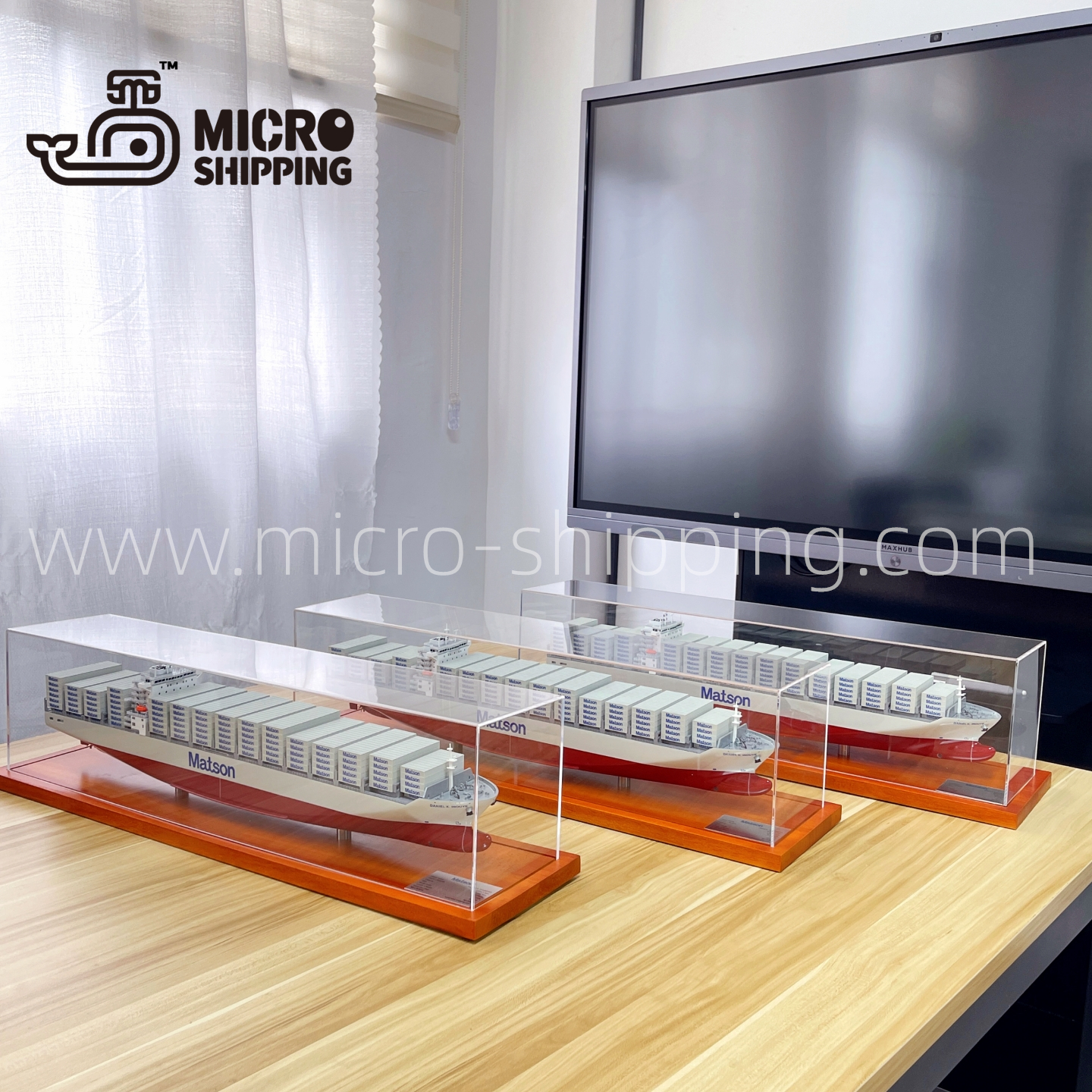52CM MASTON CONTAINER WITH MSC SHIPPING CONTIANER SHIP MODEL(图5)