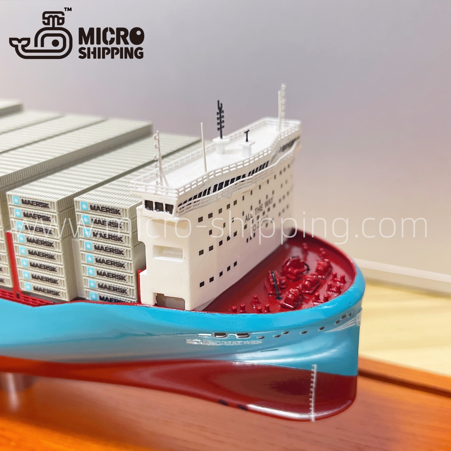 40cm MAERSK Container Ship Model | Cargo Ship Model(图3)