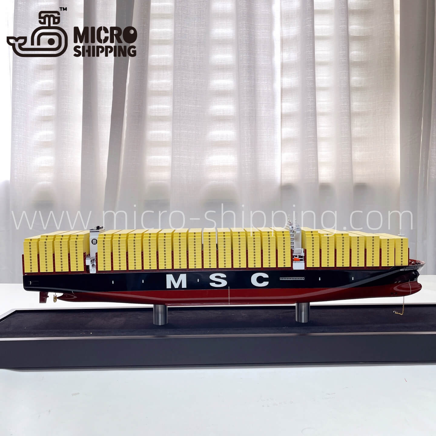 MSC CELESTINO 80cm Container Ship Model | Cargo Ship Model(图2)