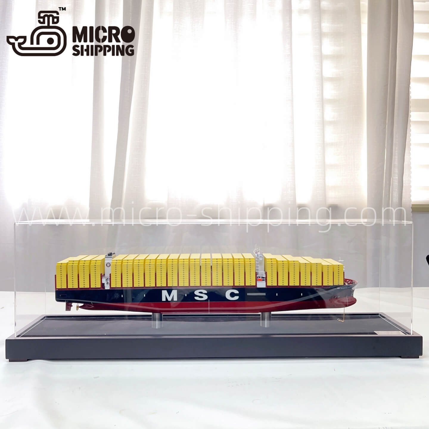 MSC CELESTINO 80cm Container Ship Model | Cargo Ship Model(图1)