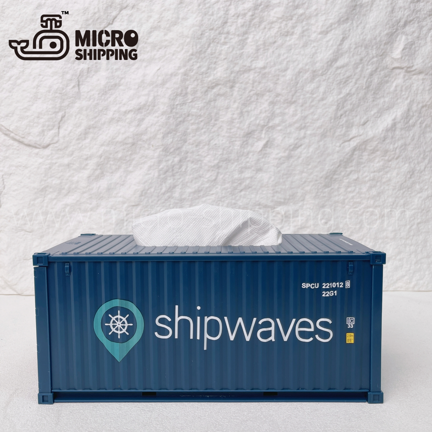 Custom ABS Plastic 1:25 MSC Tissue Container Tissue Box(图1)