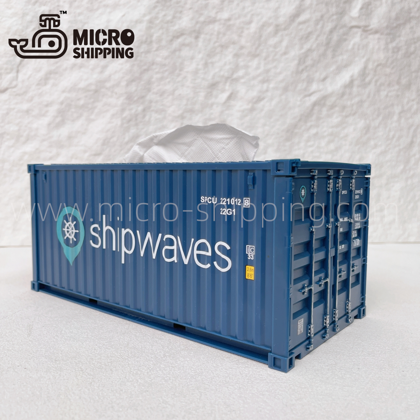 Custom ABS Plastic 1:25 MSC Tissue Container Tissue Box(图4)