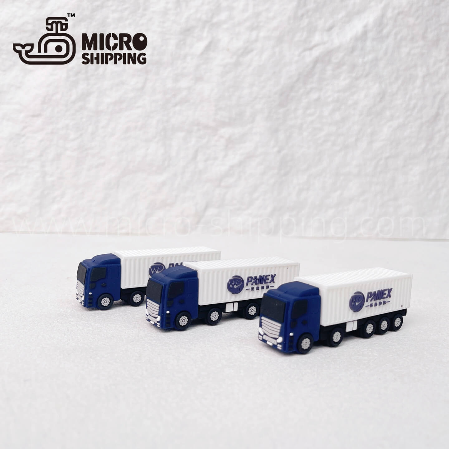 Customization PVC USB flash drive PANEX Container truck USB drive Exquisite packaging(图1)