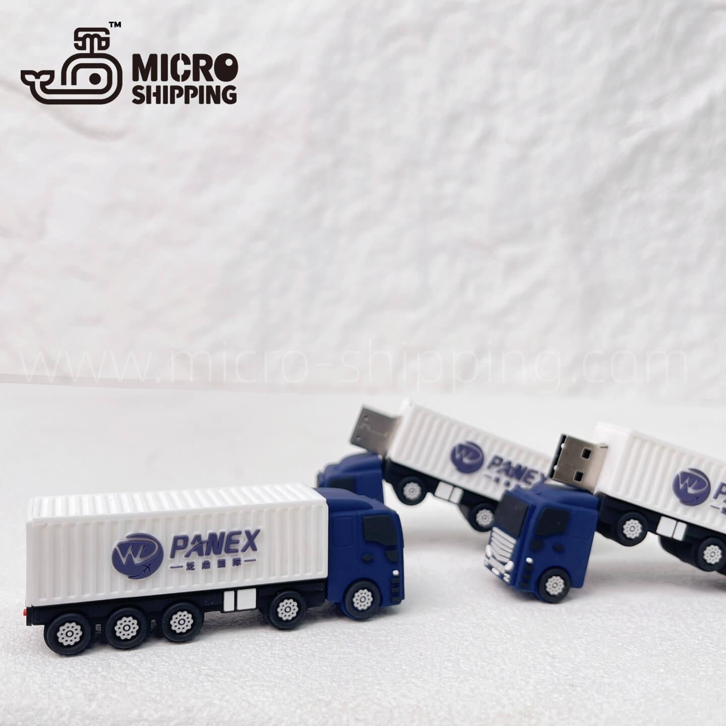 Customization PVC USB flash drive PANEX Container truck USB drive Exquisite packaging(图5)